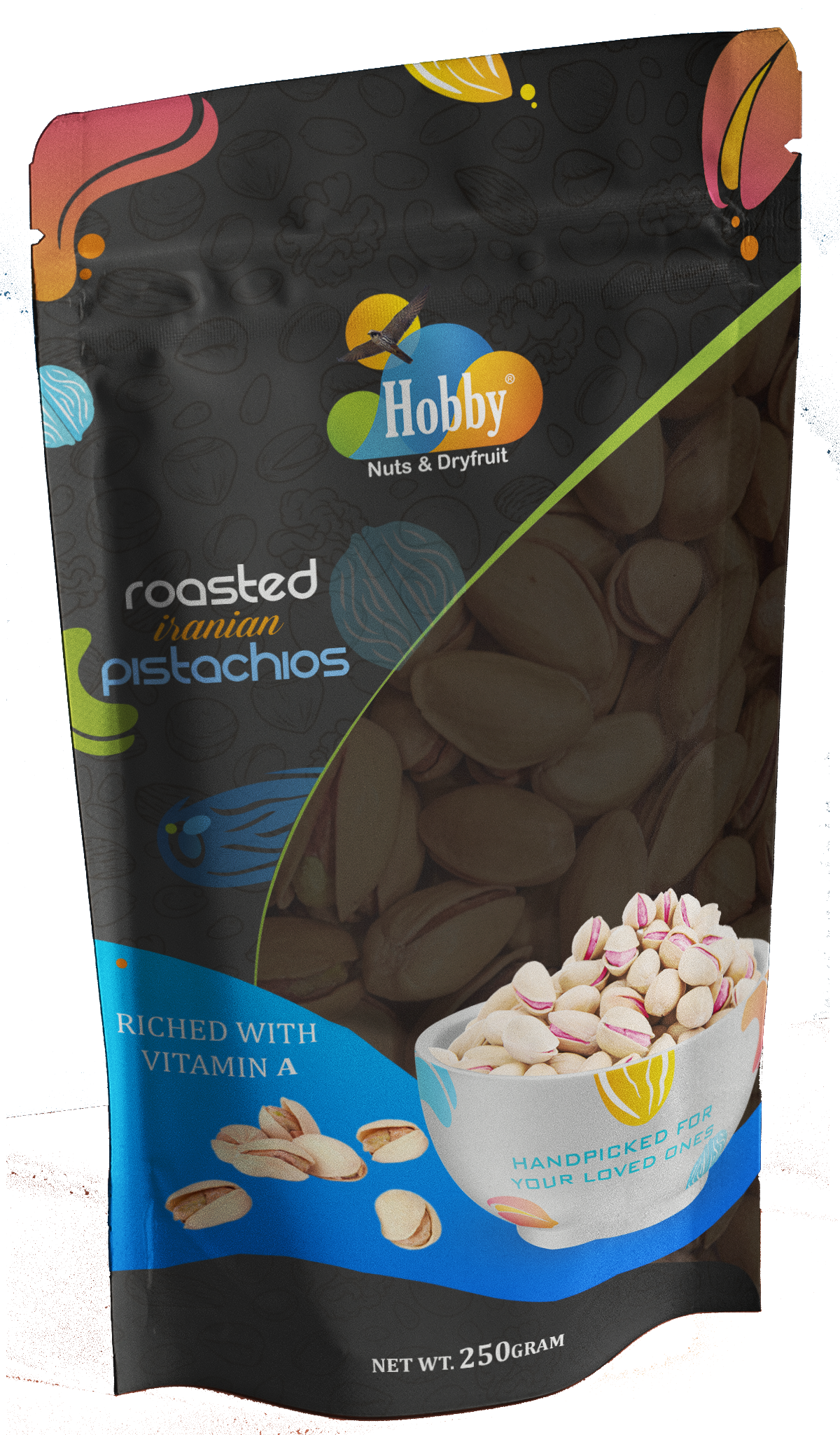 Hobby Indian Pistachios - 250 Gms